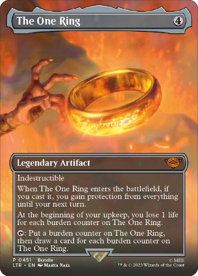 [451]【EN】【FOIL】■ボーダーレス■一つの指輪/The One Ring【LTR】[M][茶]