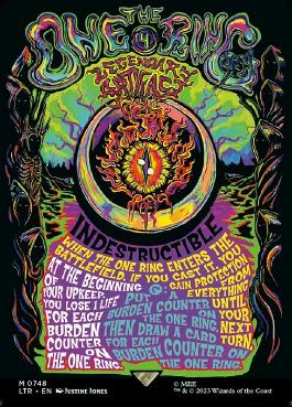 [748]【EN】【FOIL】■ボーダーレス■一つの指輪/The One Ring【LTR】[M][茶]