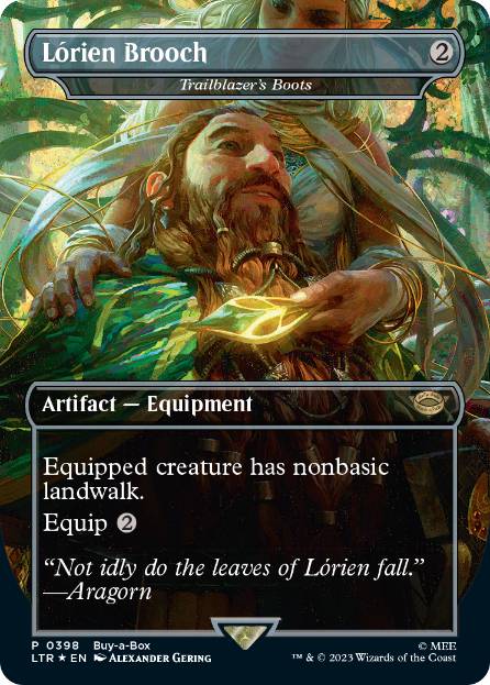 [398]【EN】【FOIL】■ボーダーレス■ロリアンのブローチ/Lórien Brooch【LTR】[R][茶]