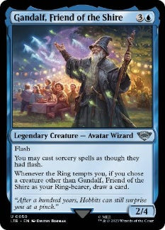 [050]【EN】ホビット庄の友、ガンダルフ/Gandalf, Friend of the Shire【LTR】[U][青]