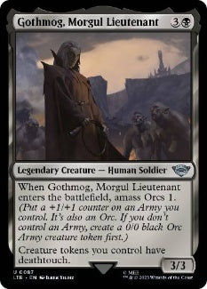 [087]【EN】モルグルの副官、ゴスモグ/Gothmog, Morgul Lieutenant【LTR】[U][黒]