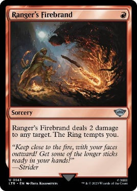 [143]【EN】レンジャーの松明/Ranger's Firebrand【LTR】[U][赤]
