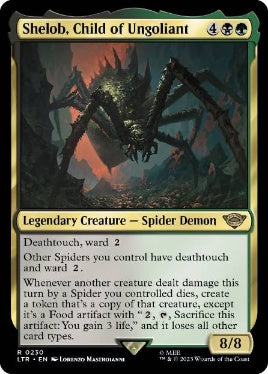 [230]【EN】ウンゴリアントの末裔、シェロブ/Shelob, Child of Ungoliant【LTR】[R][多色]