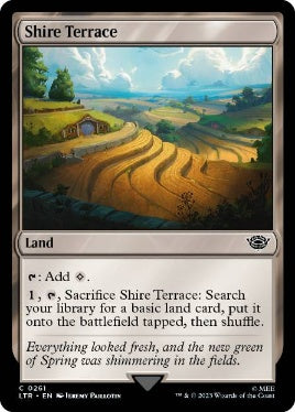 [261]【EN】ホビット庄の段々畑/Shire Terrace【LTR】[C][土地]