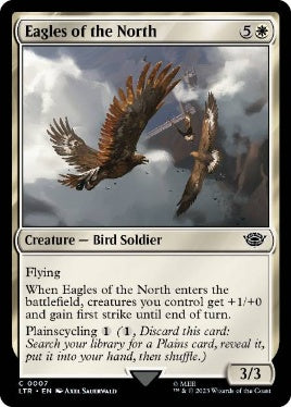 [007]【EN】【FOIL】北方の大鷲/Eagles of the North【LTR】[C][白]