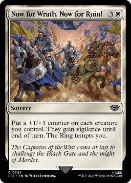 [024]【EN】【FOIL】今は怒りの時、今は滅びの時！/Now for Wrath, Now for Ruin!【LTR】[C][白]