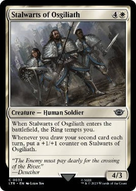 [033]【EN】【FOIL】オスギリアスの壮士/Stalwarts of Osgiliath【LTR】[C][白]