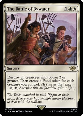 [002]【EN】【FOIL】水の辺村の合戦/The Battle of Bywater【LTR】[R][白]