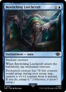 [041]【EN】【FOIL】たぶらかしの呪い治療/Bewitching Leechcraft【LTR】[C][青]