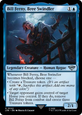 [042]【EN】【FOIL】ブリー村の詐欺師、ビル・ファーニィ/Bill Ferny, Bree Swindler【LTR】[U][青]