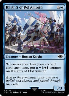 [059]【EN】【FOIL】ドル・アムロスの騎士/Knights of Dol Amroth【LTR】[C][青]