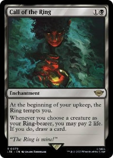 [079]【EN】【FOIL】指輪の誘い/Call of the Ring【LTR】[R][黒]