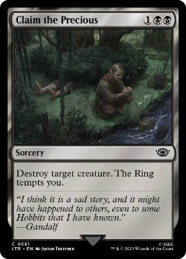 [081]【EN】【FOIL】いとしいものを取り返す/Claim the Precious【LTR】[C][黒]
