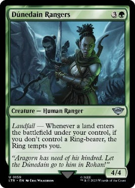 [159]【EN】【FOIL】ドゥネダインのレンジャー/Dúnedain Rangers【LTR】[U][緑]
