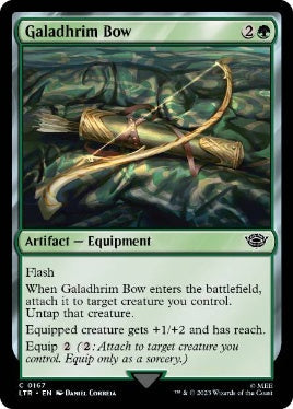 [167]【EN】【FOIL】ガラズリムの弓/Galadhrim Bow【LTR】[C][緑]