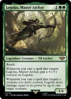 [173]【EN】【FOIL】弓の名人、レゴラス/Legolas, Master Archer【LTR】[R][緑]