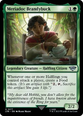 [177]【EN】【FOIL】メリアドク・ブランディバック/Meriadoc Brandybuck【LTR】[U][緑]