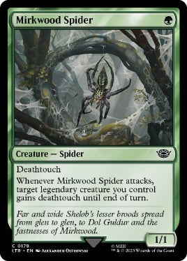 [178]【EN】【FOIL】闇の森の蜘蛛/Mirkwood Spider【LTR】[C][緑]