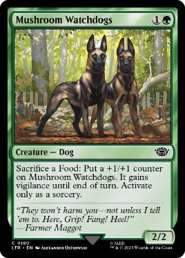 [180]【EN】【FOIL】茸の番犬/Mushroom Watchdogs【LTR】[C][緑]