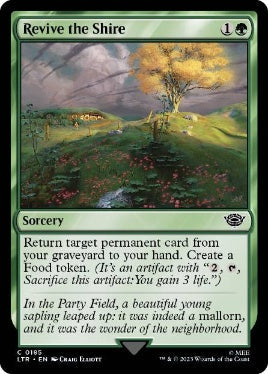 [185]【EN】【FOIL】ホビット庄の復興/Revive the Shire【LTR】[C][緑]