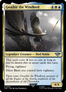 [210]【EN】【FOIL】風早彦グワイヒア/Gwaihir the Windlord【LTR】[U][多色]