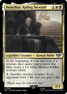 [198]【EN】【FOIL】統治する執政、デネソール/Denethor, Ruling Steward【LTR】[U][多色]