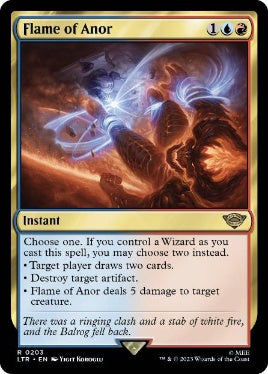 [203]【EN】【FOIL】アノールの焔/Flame of Anor【LTR】[R][多色]