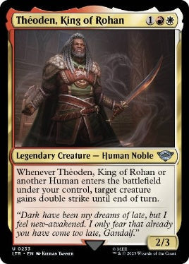 [233]【EN】【FOIL】ローハンの王、セオデン/Théoden, King of Rohan【LTR】[U][多色]