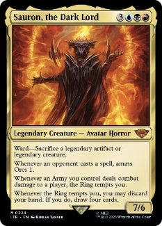 [224]【EN】【FOIL】冥王、サウロン/Sauron, the Dark Lord【LTR】[M][多色]
