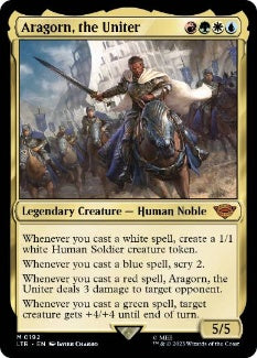 [192]【EN】【FOIL】統一王、アラゴルン/Aragorn, the Uniter【LTR】[M][多色]