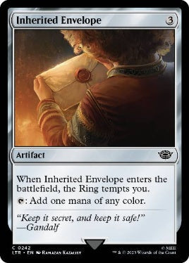 [242]【EN】【FOIL】受け継いだ封筒/Inherited Envelope【LTR】[C][茶]