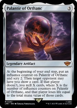 [247]【EN】【FOIL】オルサンクのパランティール/Palantír of Orthanc【LTR】[M][茶]