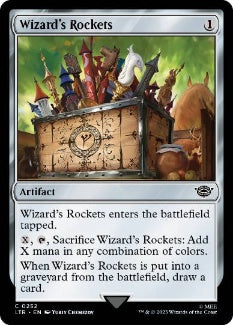 [252]【EN】【FOIL】魔法使の打ち上げ花火/Wizard's Rockets【LTR】[C][茶]