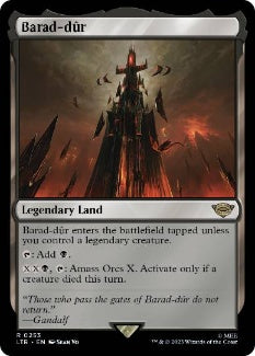 [253]【EN】【FOIL】バラド＝ドゥール/Barad-dûr【LTR】[R][土地]