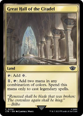 [254]【EN】【FOIL】城塞の大広間/Great Hall of the Citadel【LTR】[C][土地]