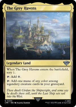 [255]【EN】【FOIL】灰色港/The Grey Havens【LTR】[U][土地]