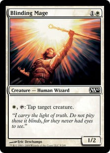 [005]【EN】目潰しの魔道士/Blinding Mage【M10】[C][白]