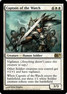 [006]【EN】【FOIL】警備隊長/Captain of the Watch【M10】[R][白]