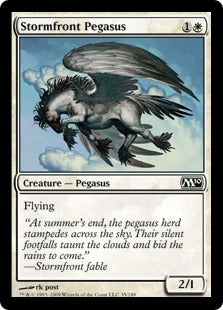 [035]【EN】【FOIL】嵐前線のペガサス/Stormfront Pegasus【M10】[C][白]