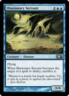 [057]【EN】【FOIL】幻影の召使い/Illusionary Servant【M10】[C][青]