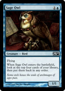 [069]【EN】物知りフクロウ/Sage Owl【M10】[C][青]