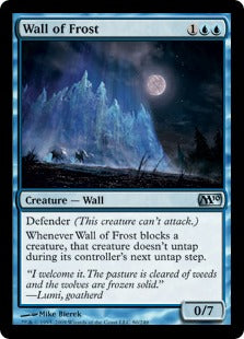 [080]【EN】【FOIL】霜の壁/Wall of Frost【M10】[U][青]