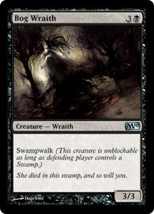 [086]【EN】【FOIL】沼の悪霊/Bog Wraith【M10】[U][黒]