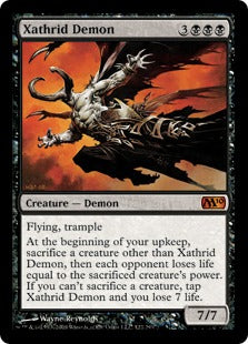 [122]【EN】【FOIL】ザスリッドの悪魔/Xathrid Demon【M10】[M][黒]