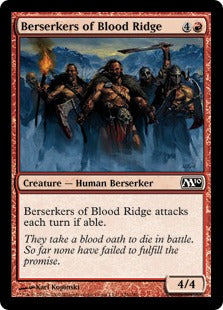 [126]【EN】血の峠の狂戦士/Berserkers of Blood Ridge【M10】[C][赤]