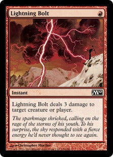 [146]【EN】【FOIL】稲妻/Lightning Bolt【M10】[C][赤]