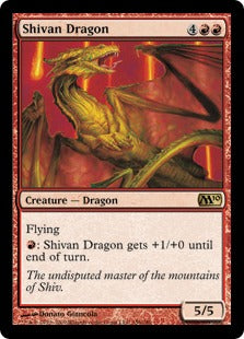 [156]【EN】【FOIL】シヴ山のドラゴン/Shivan Dragon【M10】[R][赤]