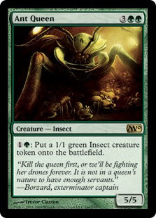 [166]【EN】【FOIL】蟻の女王/Ant Queen【M10】[R][緑]