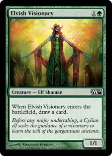 [178]【EN】【FOIL】エルフの幻想家/Elvish Visionary【M10】[C][緑]