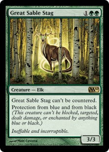 [186]【EN】大貂皮鹿/Great Sable Stag【M10】[R][緑]